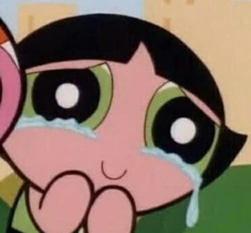 buttercup crying